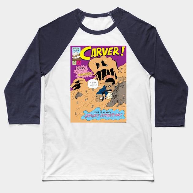 Carver! Baseball T-Shirt by Kam Komics 